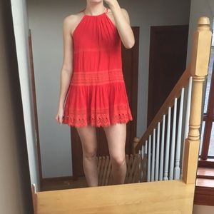 Kimchi Blue Red Tassel Dress